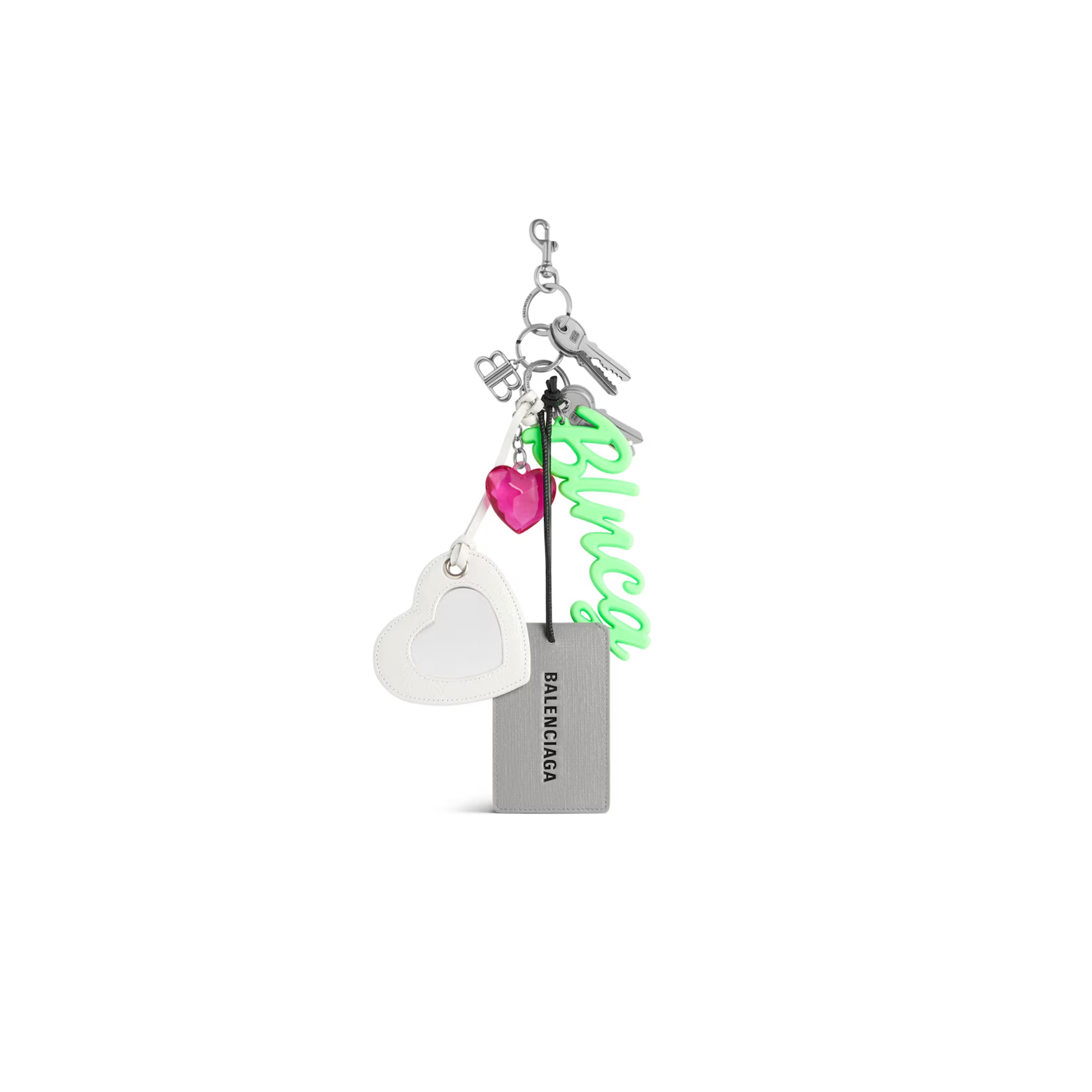 BALENCIAGA WOMEN'S AKI CHARMKEYCHAIN IN MULTICOLORED 7934742AA8Q8486